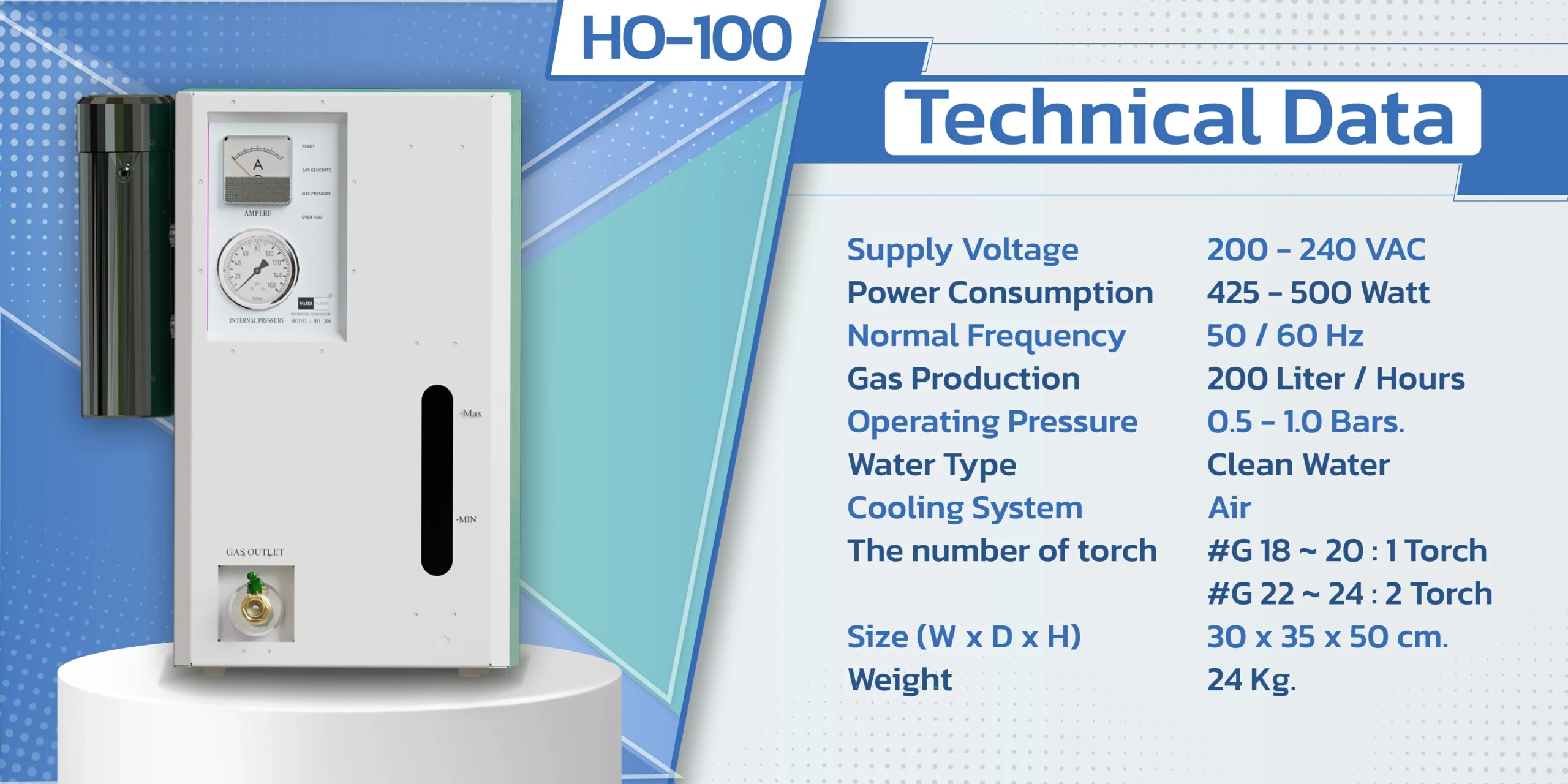 Hydrogen generator HO-100