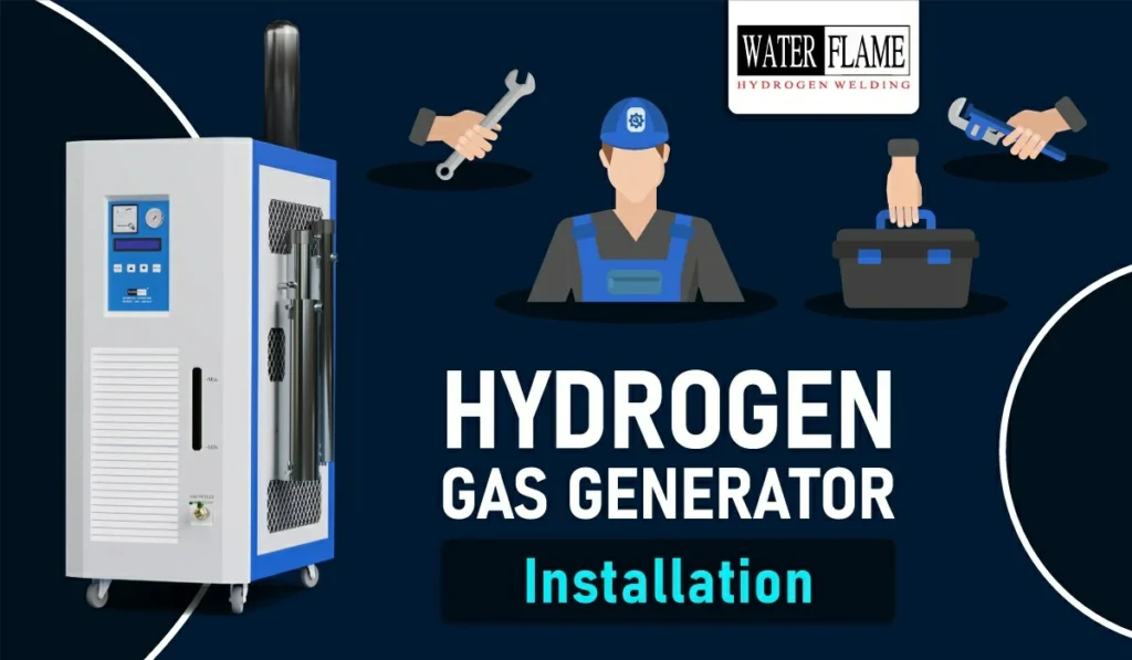 Hydrogen Generator installed in the factory waterflame.co.th