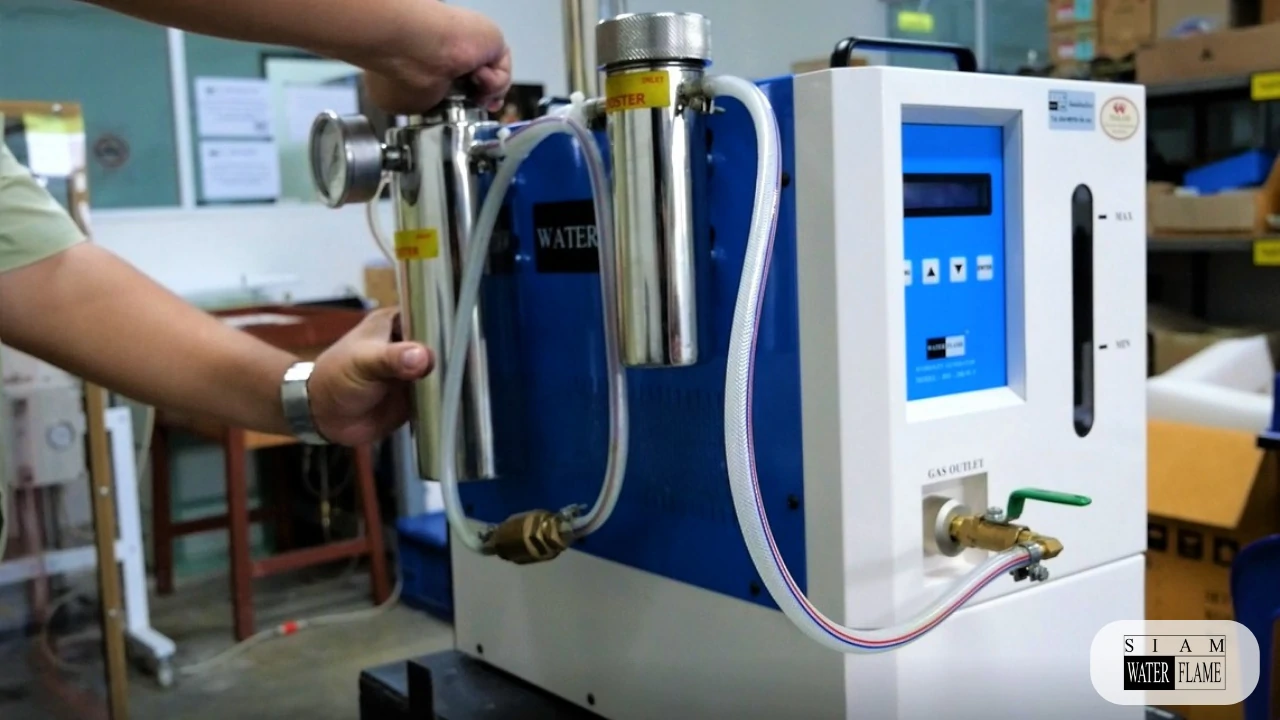 Hydrogen generator for installation in the factory